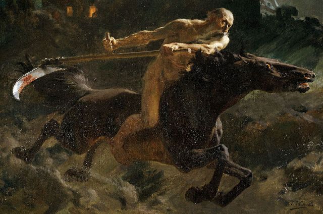 Ulpiano Checa y Sanz (1860-1916) - Horseman of the Apocalypse