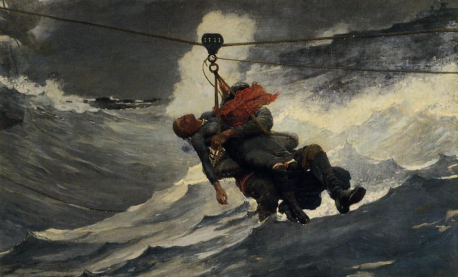 The Life Line - Winslow Homer, 1884